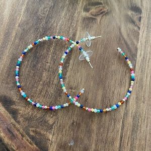 Kendra Scott scarlet multi hoops